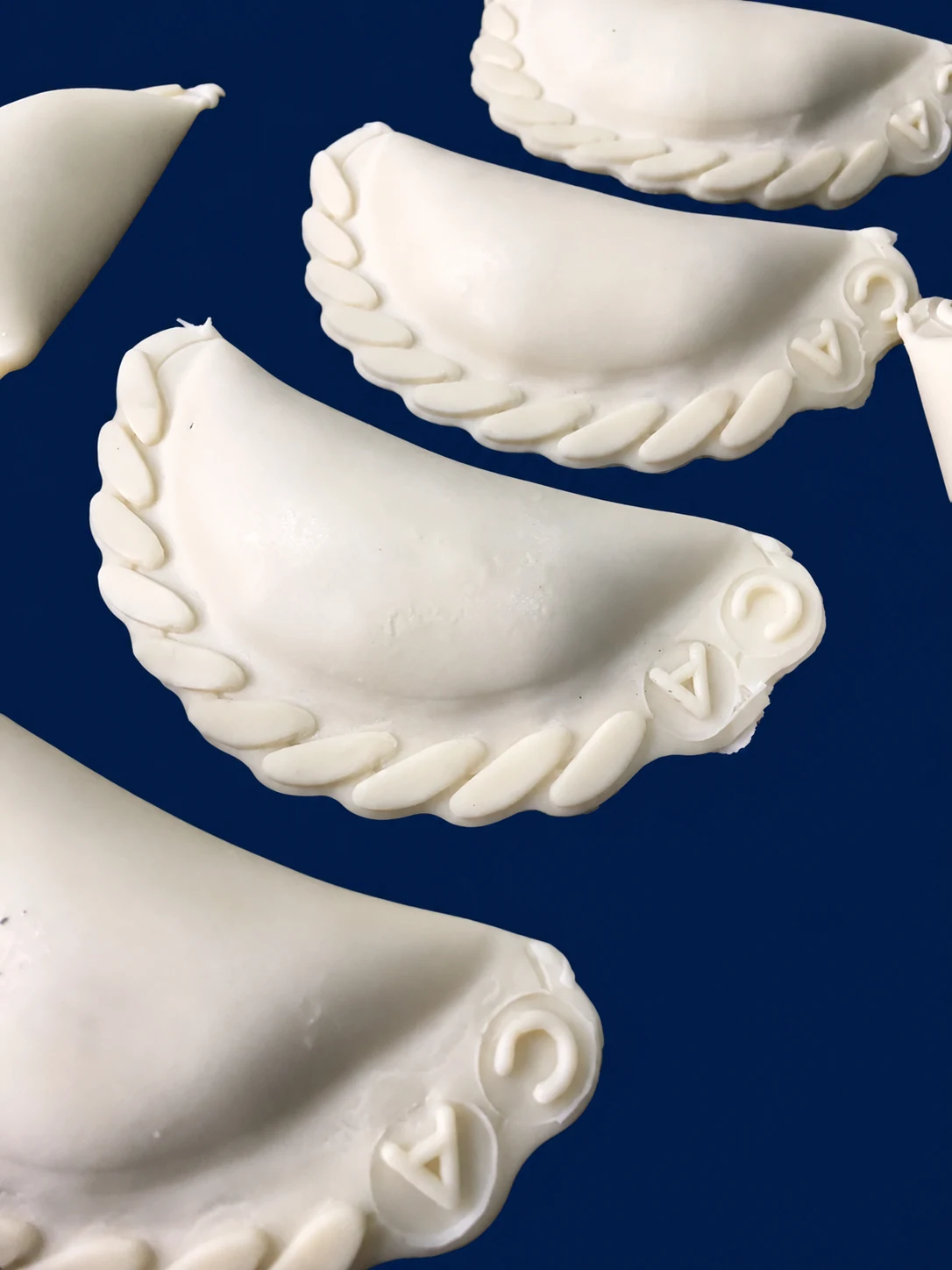 Empanadas con identificadores de sabores